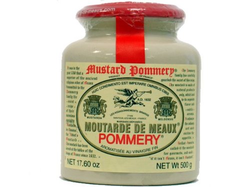 Pommery Moutarde de Meaux Pommery Mustard-500g (17 oz) Stone Jar