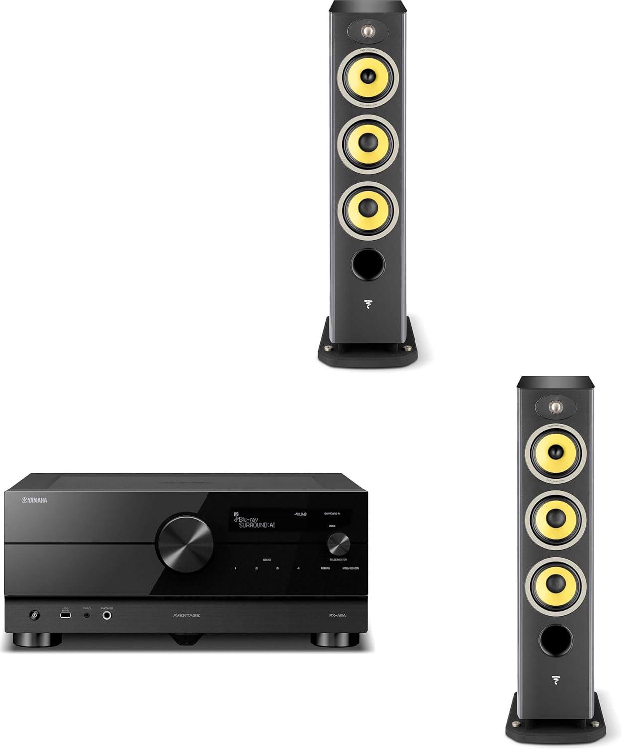 Focal Aria K2 926 Ash Grey (Limited Edition) 3-Way Floorstanding Audiophile Tower Speaker - Pair