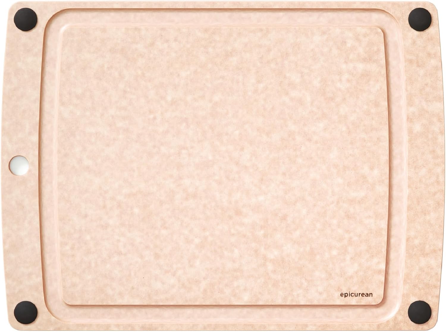 Epicurean All-In-One Cutting Board with Non-Slip Feet and Juice Groove, 17.5" × 13"