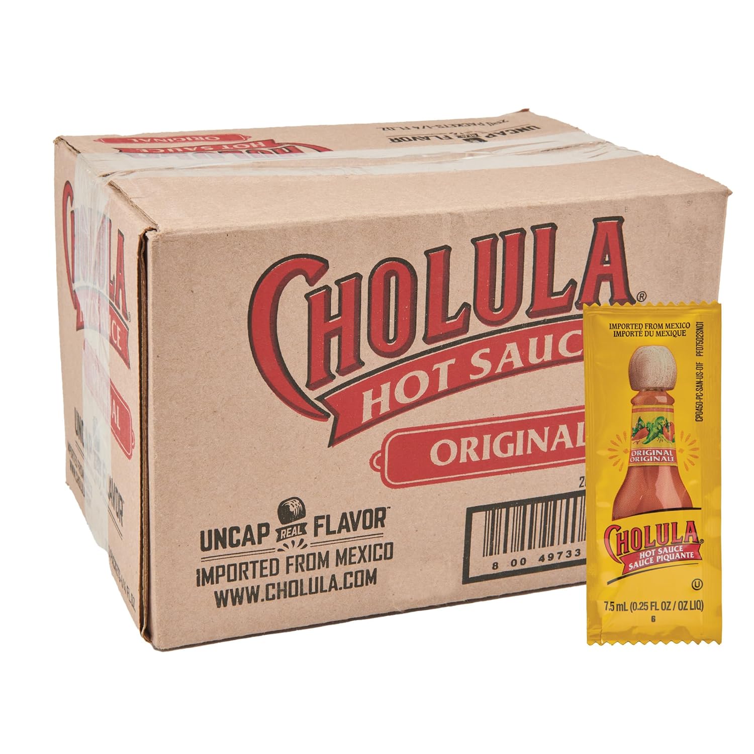 Cholula Original Hot Sauce Packets, 200 count