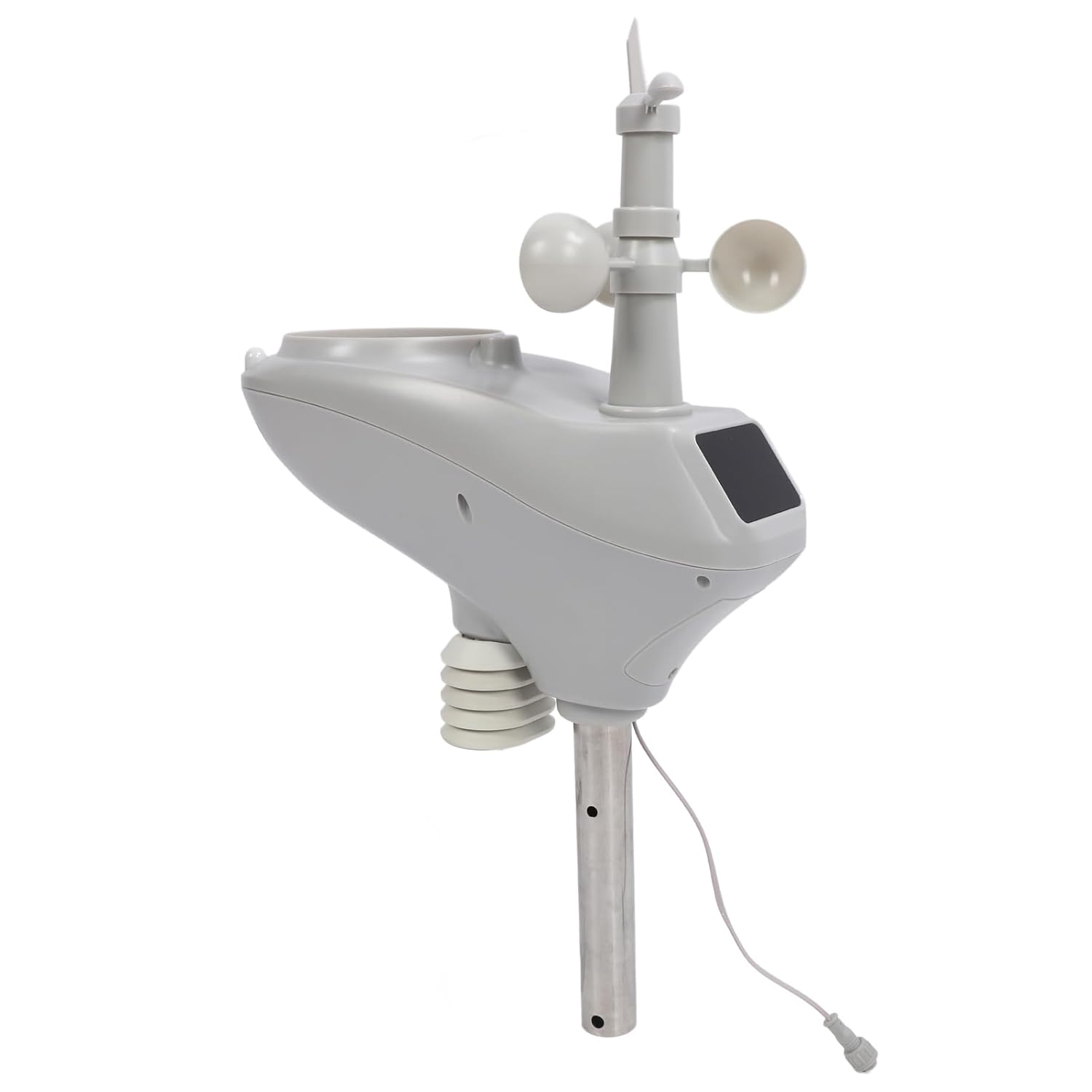 XHTLLO 10m DIY Weather Station Kit with RS485 Port, Meteorological Sensor for Temperature, Humidity, Rainfall, Wind Speed, and More, 4.5 6V DC, Ideal for Custom Servers