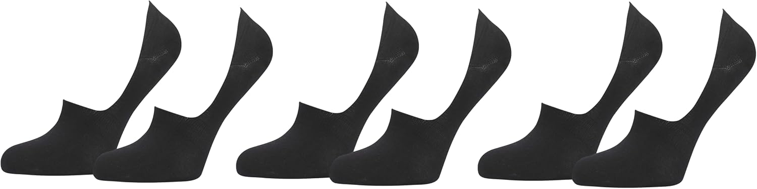 tittimitti 98% Organic Cotton Women's Low-Cut No Show Socks (3-Pack)