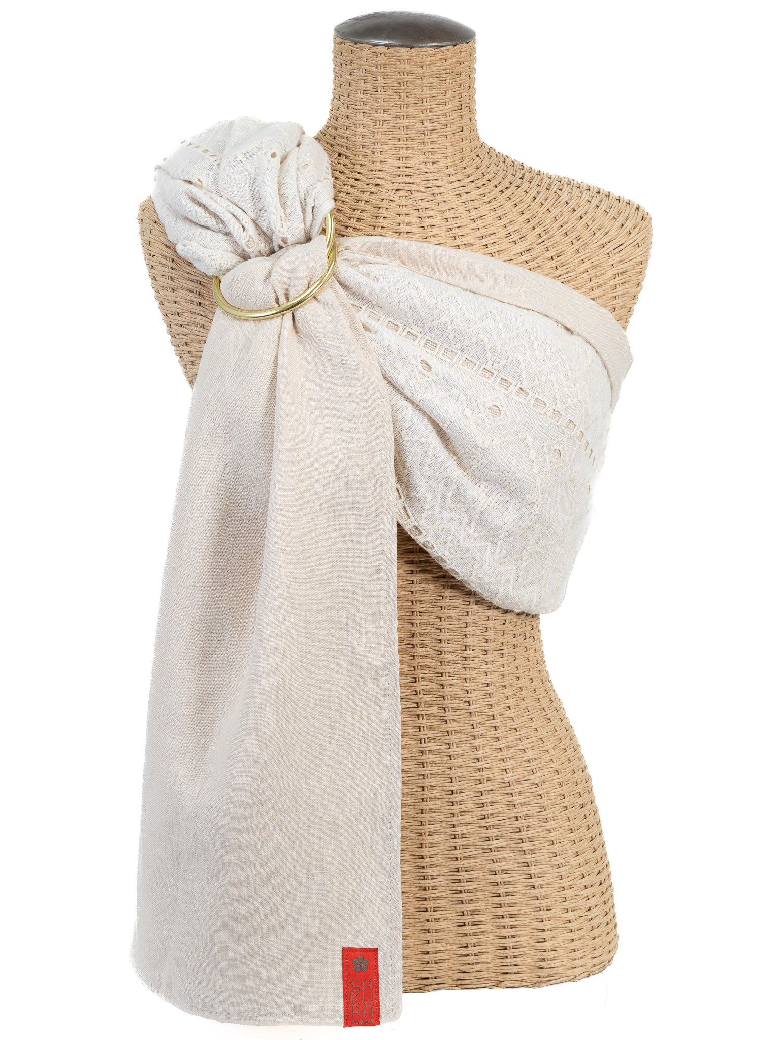 Eyelet Linen Ring Sling