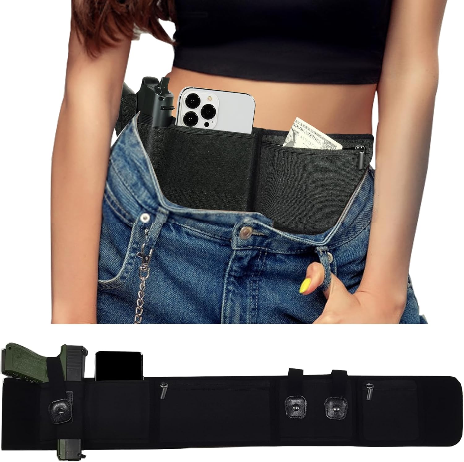 WeArkoTac Belly Band Holster for Concealed Carry, WeArkoTac