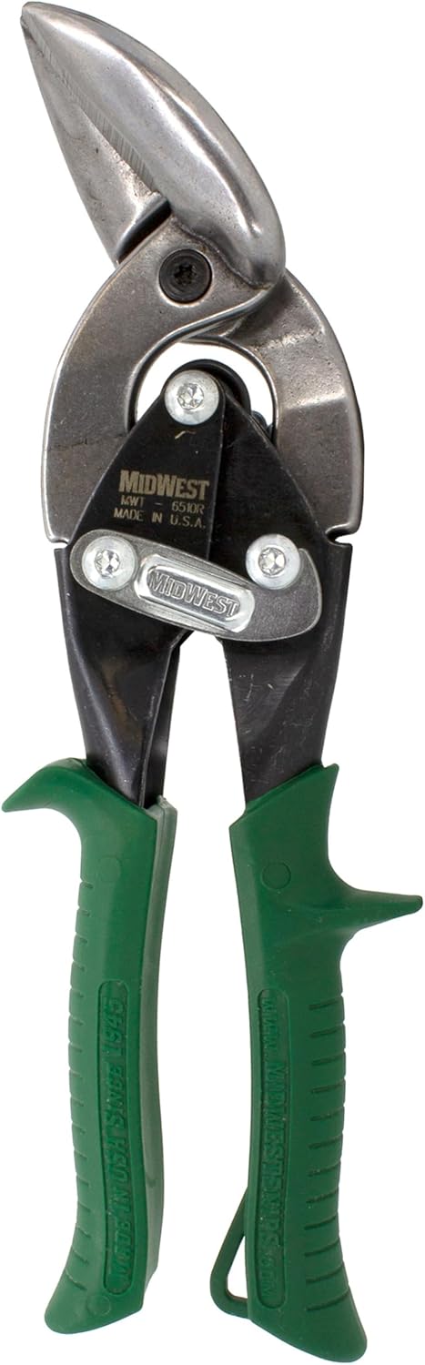 Midwest Snips MWT-6510R Right Cut Offset Aviation Snip