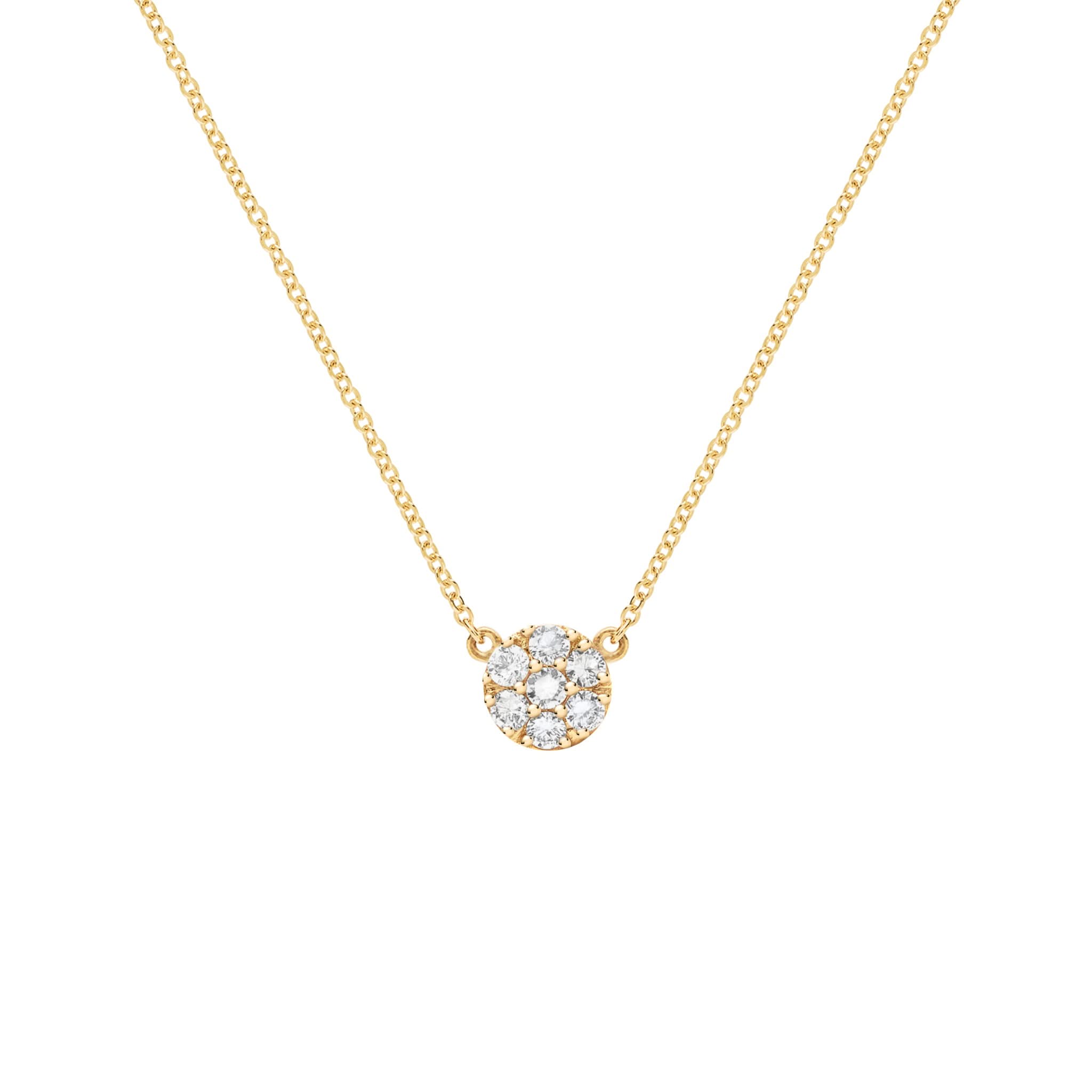 Rosecliff Birthstone Mini Necklace in 14k Gold