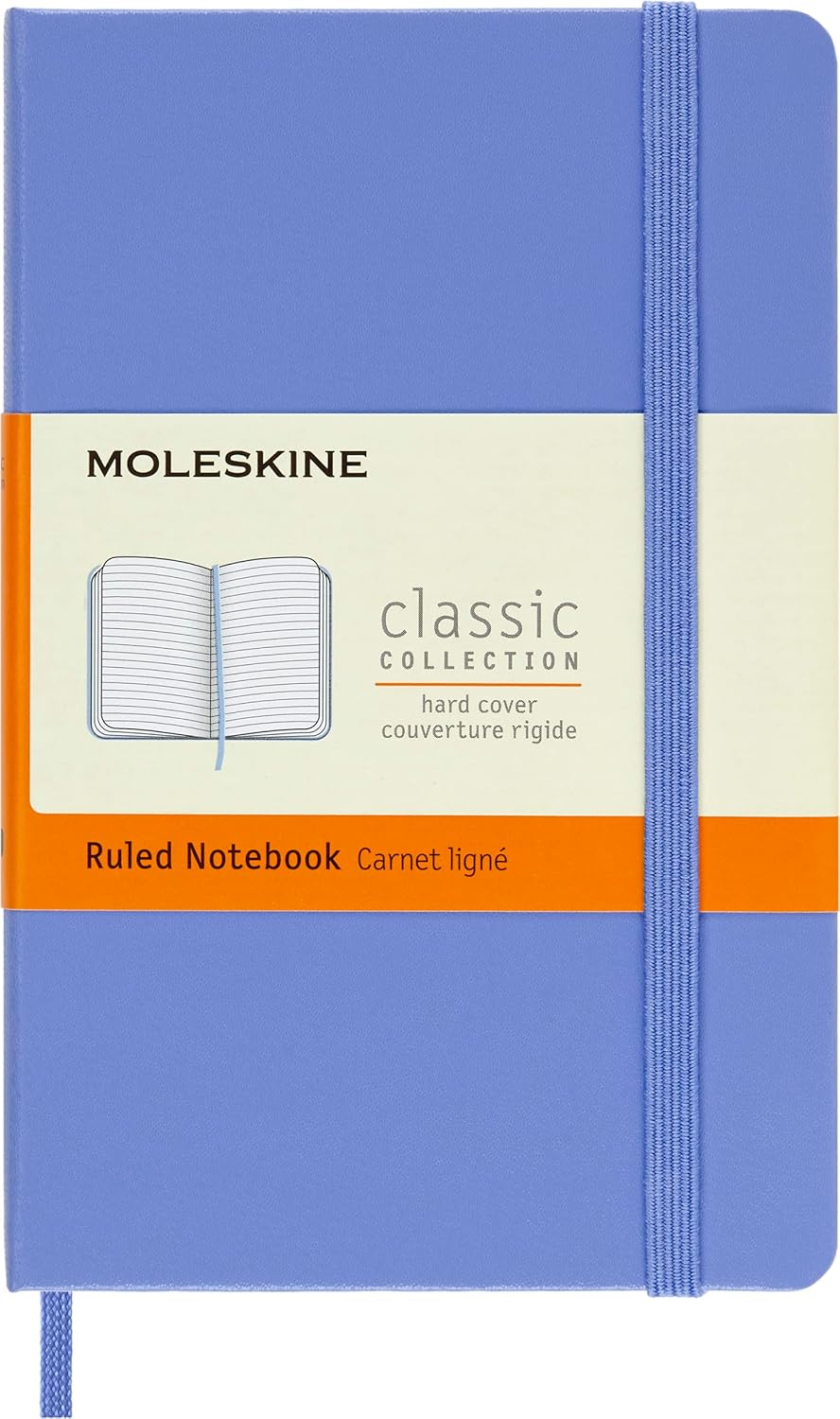 Moleskine Classic Notebook, Pocket, Ruled, Hard Cover