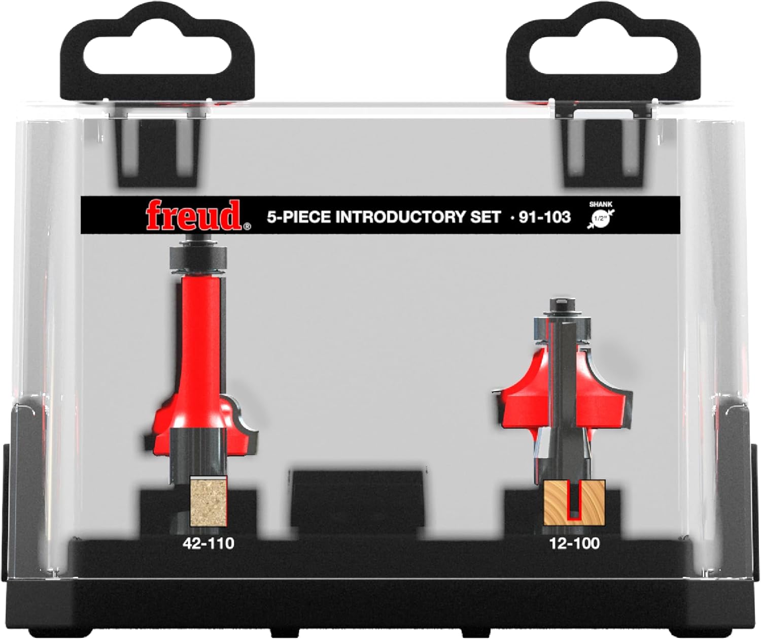 Freud 5 Piece Introductory Router Bit Set