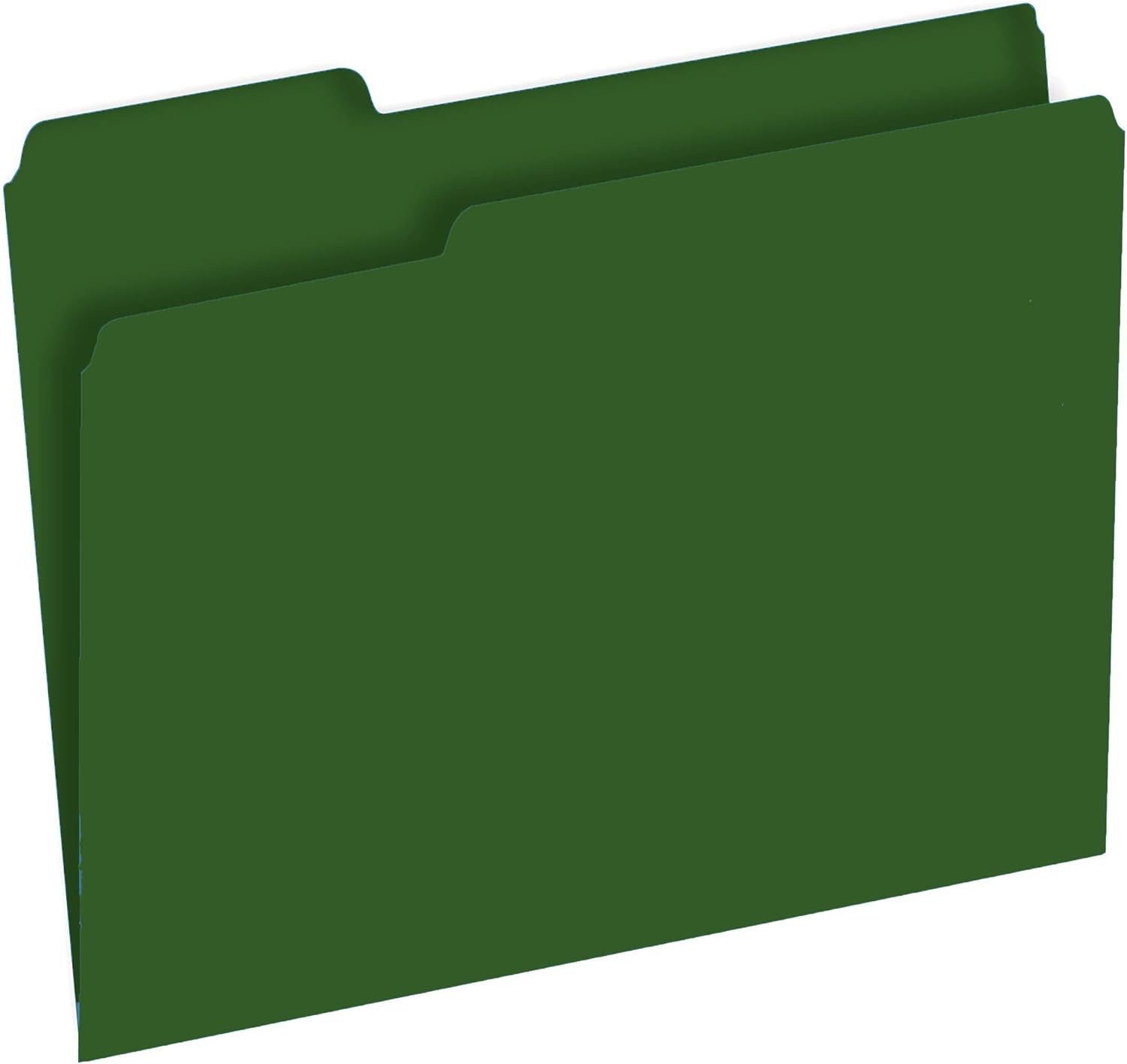 The File King Amazon.com : The File King 1/3 Cut Green File Folders Letter Size - 100 Pack | Colored Manilla Folders 8.5 x 11 | USA Made