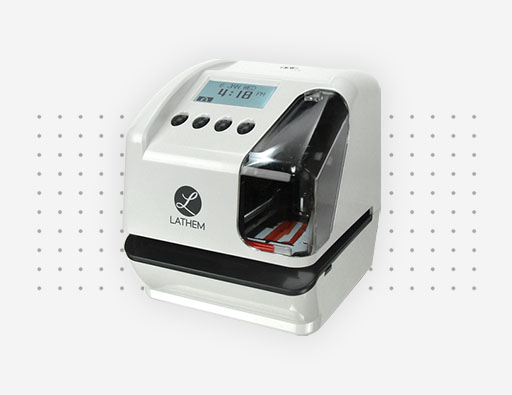 Lathem LT5000 Electronic Multi-Line Date and Numbering Document Stamp