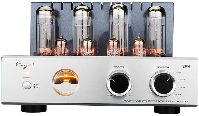 Cayin MT-45MK2 Plus Vacuum Tube Push-Pull AB1 Integrated Amplifier TR/UL EL34/KT88 Switch 35W*2 EL34 & KT88 40W*2 GE(5BK7) (EL34 Vacuum Tube)