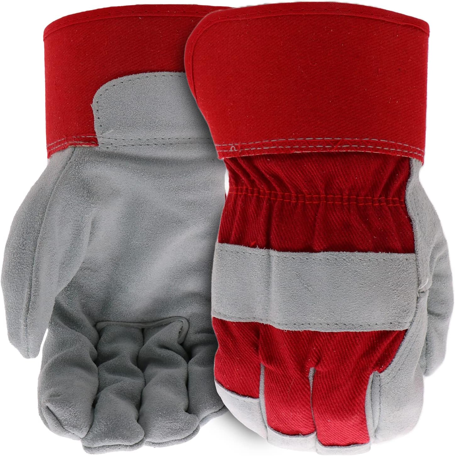 Boss Men's Guard Split Cowhide Leather Palm Work Gloves