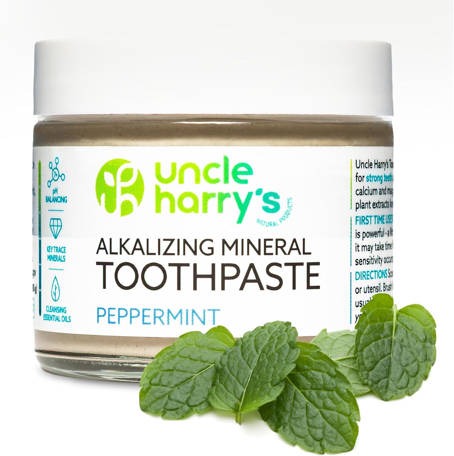 Uncle Harry's Peppermint Remineralizing Toothpaste