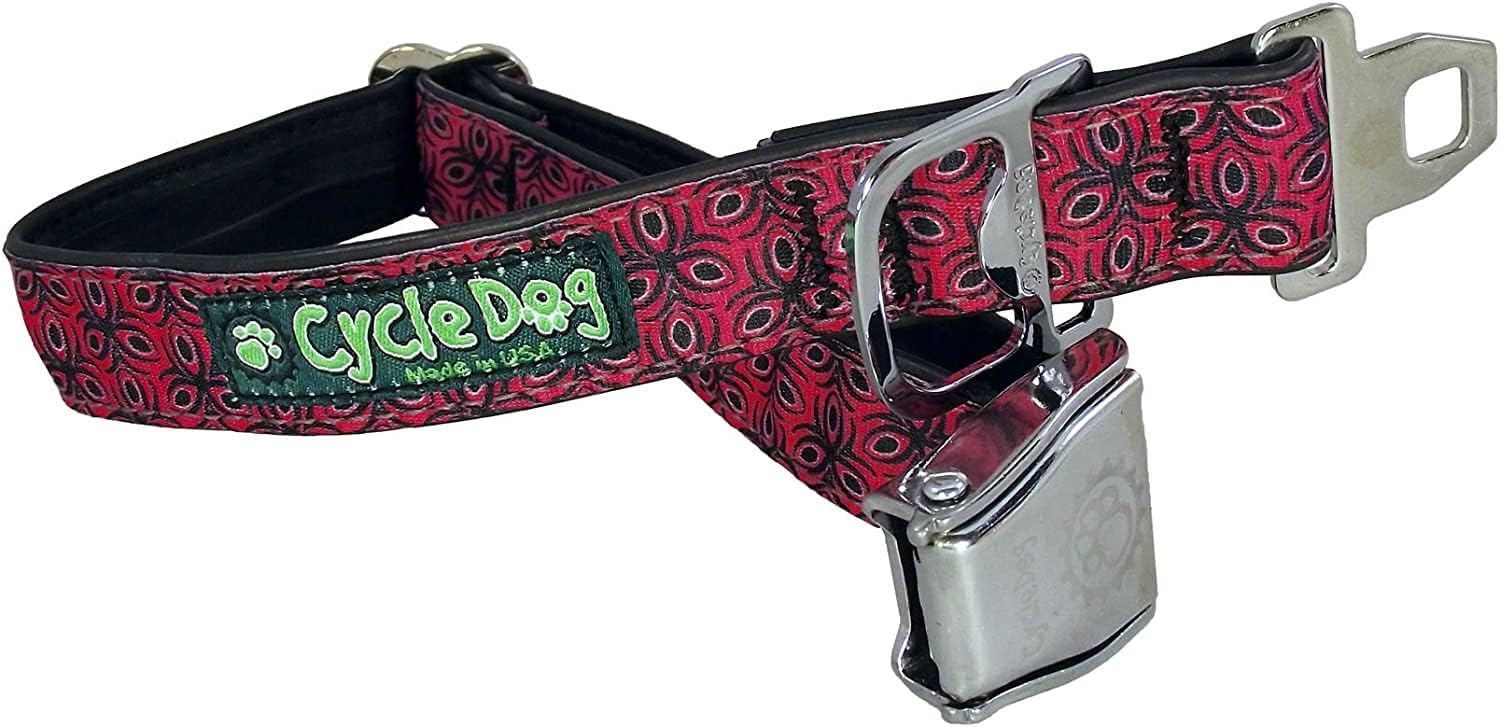 Cycle Dog Red Tri Bottle Opener Dog Collar