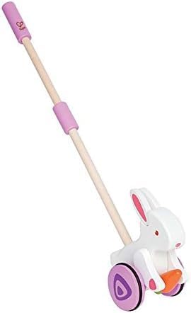 Hape Bunny Wooden Push and Pull Toddler Walking Toy