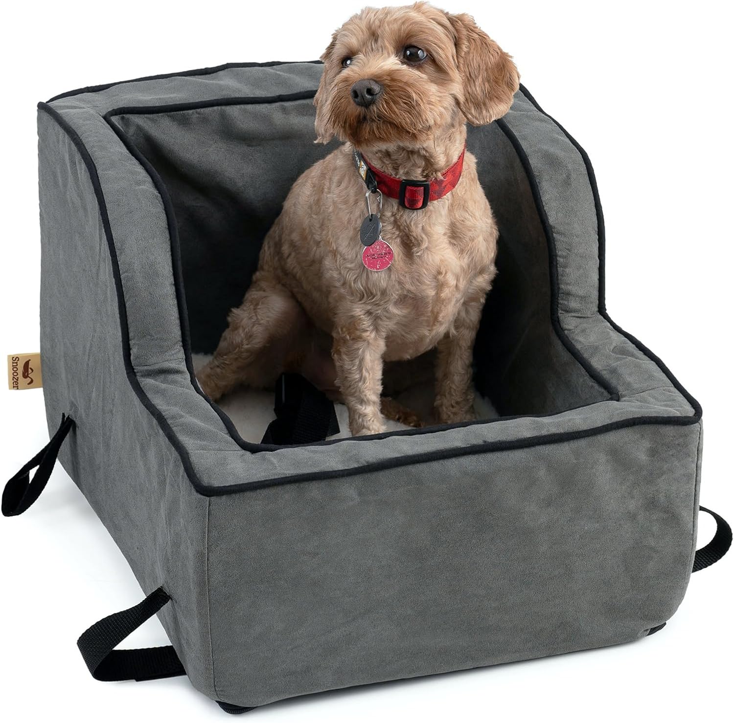 Snoozer High-Back Console Dog Car Seat — XL, Anthracite