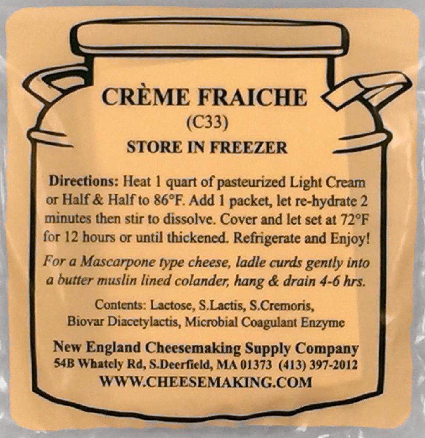 Creme Fraiche C33 - 5 packets