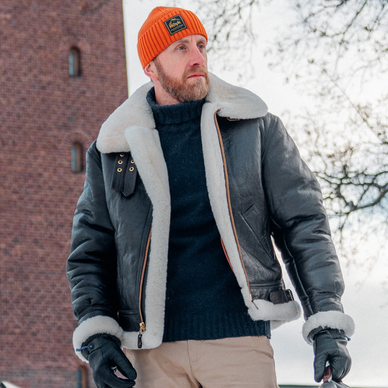 B-3 Sheepskin Bomber Jacket