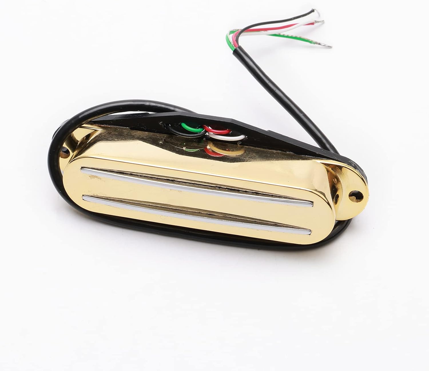 Swhmc Gold Hot Rail Humbucker Pickup Single Coil Sized for Stratocaster