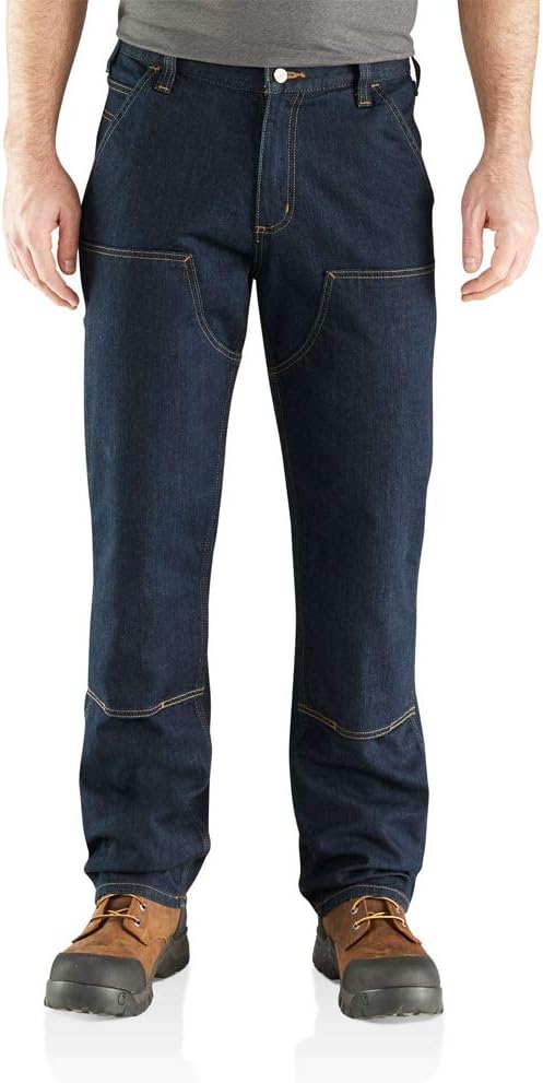 Carhartt Men's Relaxed Straight Rugged Flex Double-Front Denim