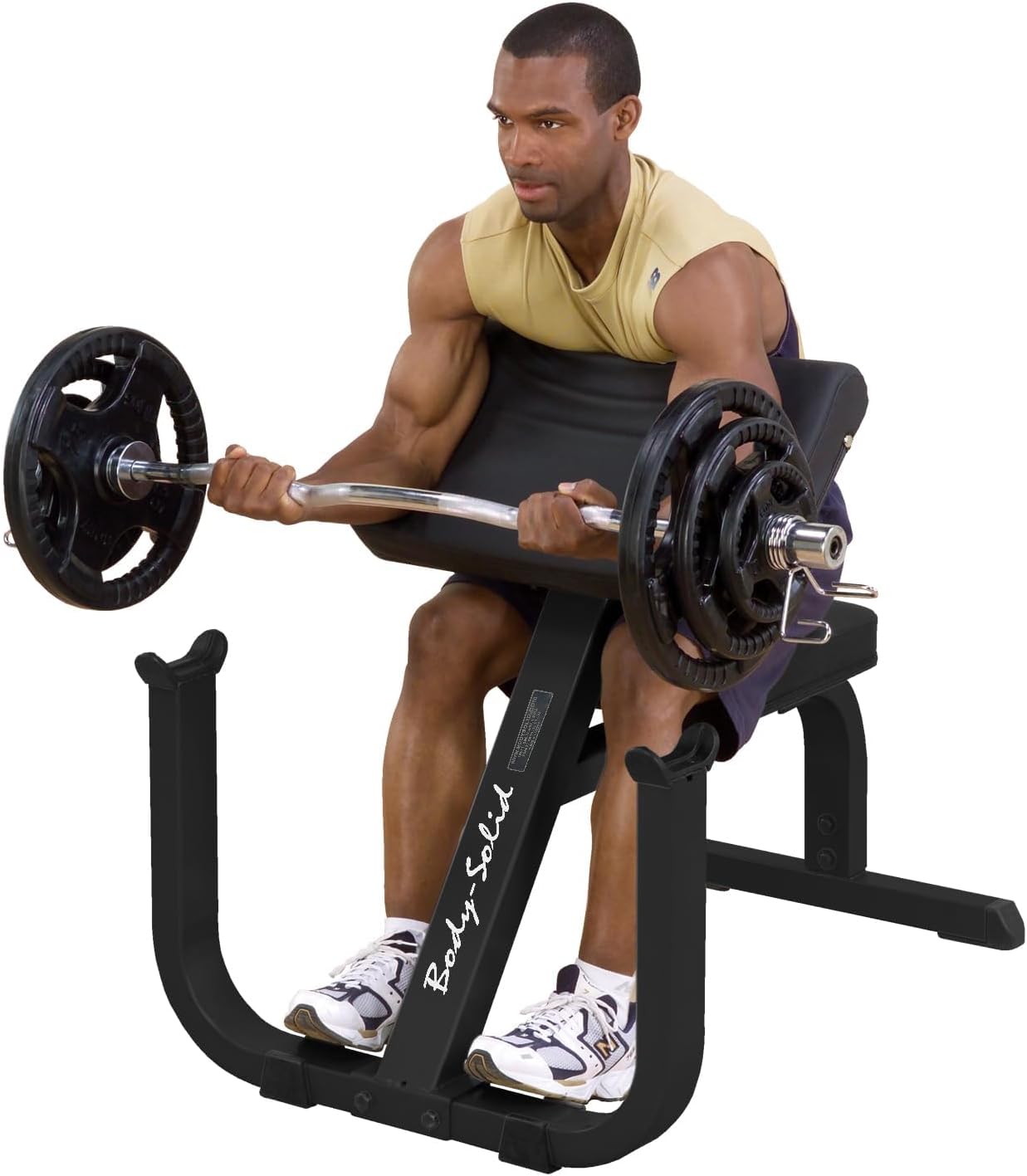 GPCB329B Adjustable Preacher Curl Bench