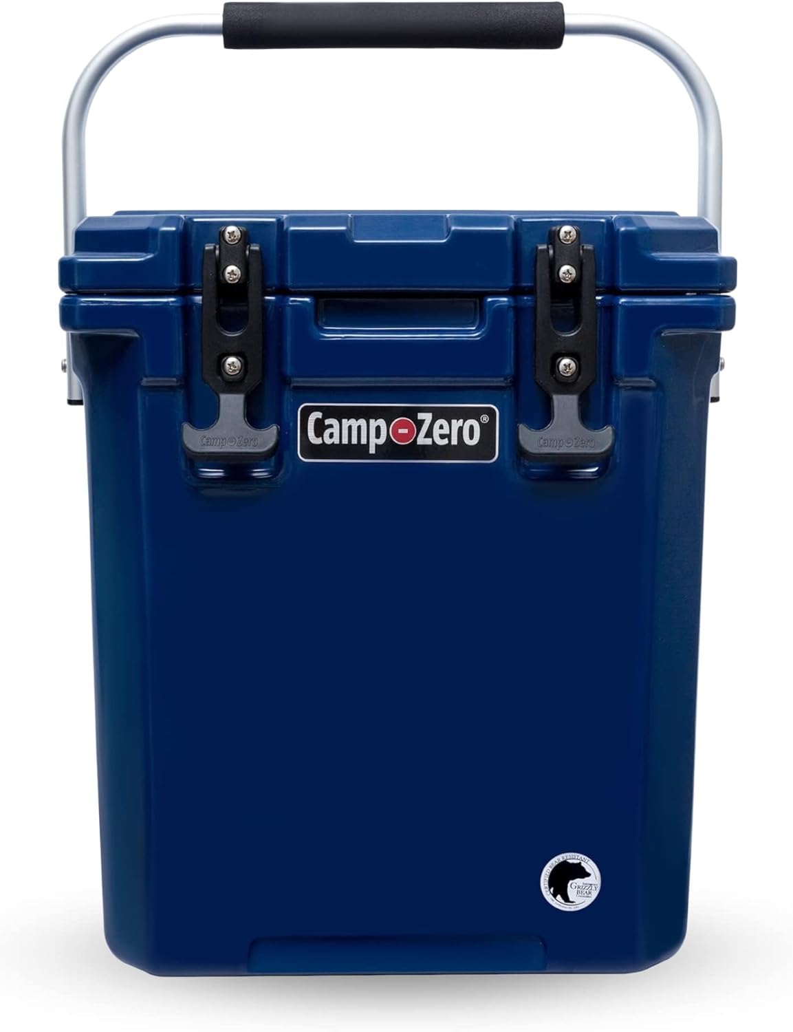 CAMP-ZERO 16L Tall Cooler/Ice Chest with Carry Handle and 2 Molded-in Cup Holders | Includes Removable Divider