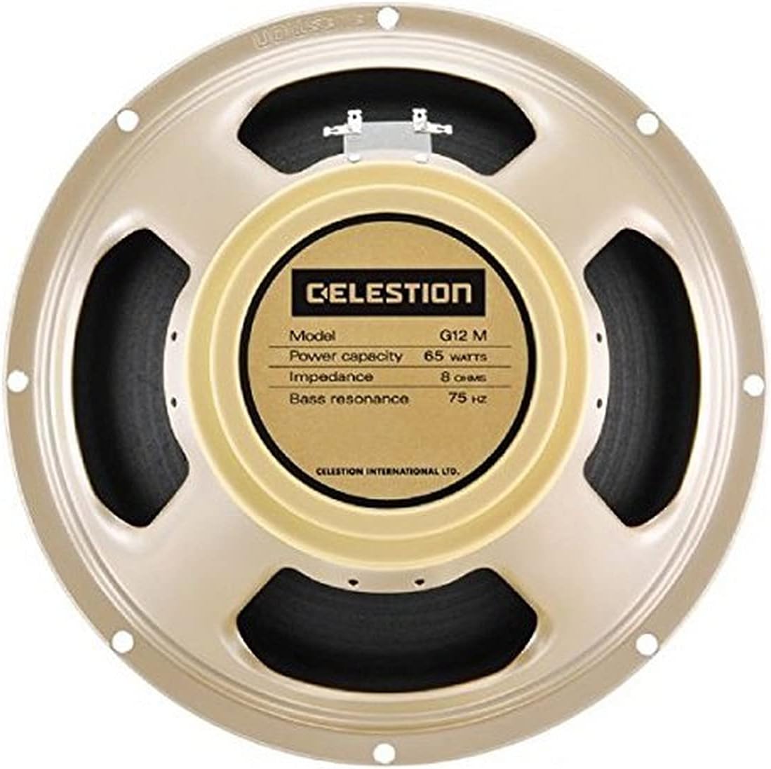 Celestion T5864 G12M-65 Creamback 12-Inch 8-Ohm 65-Watt Guitar Speaker