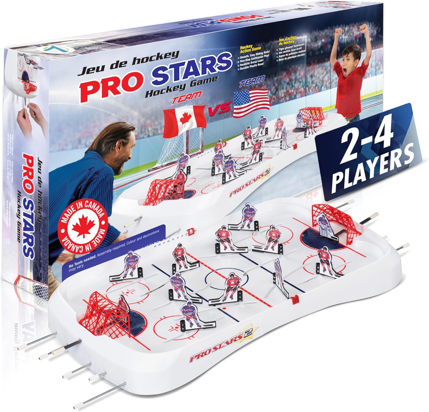 Irwin Toy TOP SHELF Pro Stars: Ultimate Table Hockey Game
