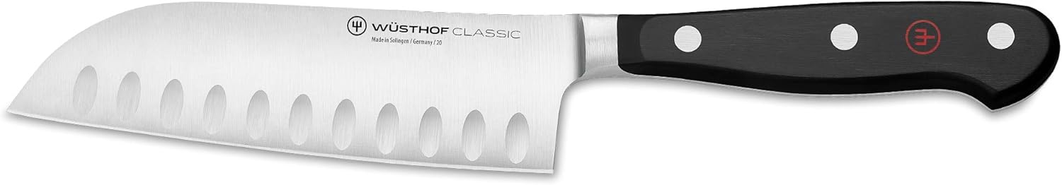 WÜSTHOF Classic 5" Santoku Knife, Black