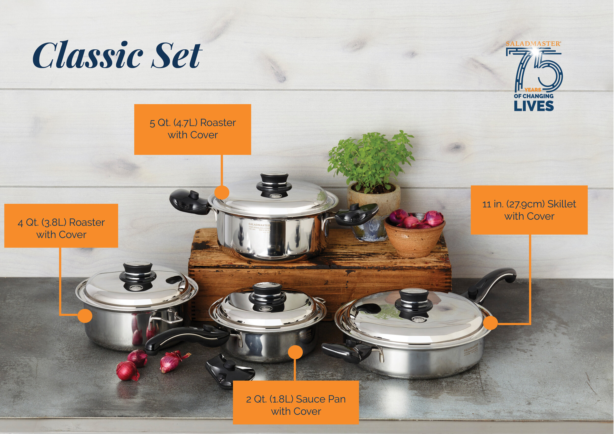 Saladmaster Classic Set