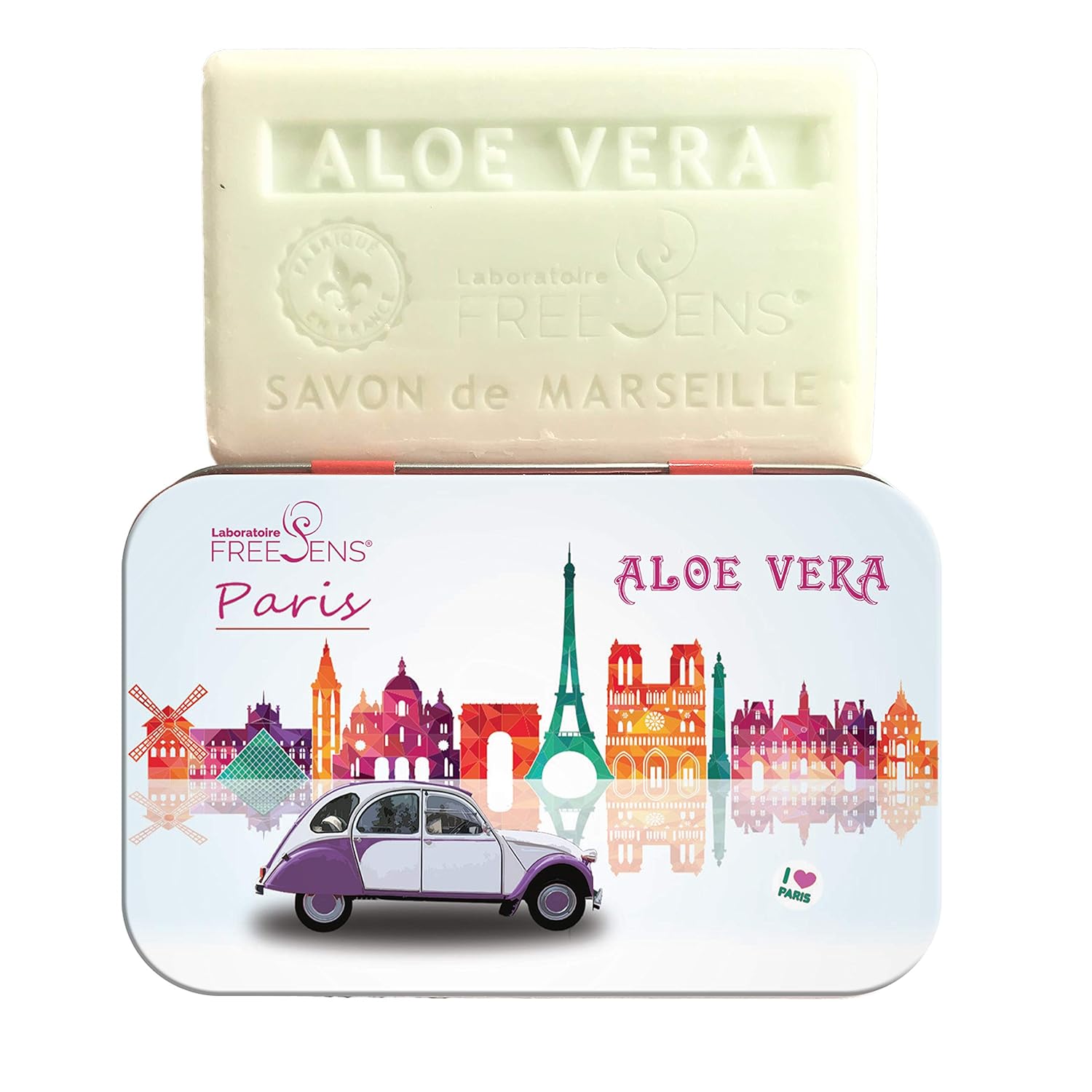 Freesens - Savon de Marseille Bar Soap, Aloe Vera