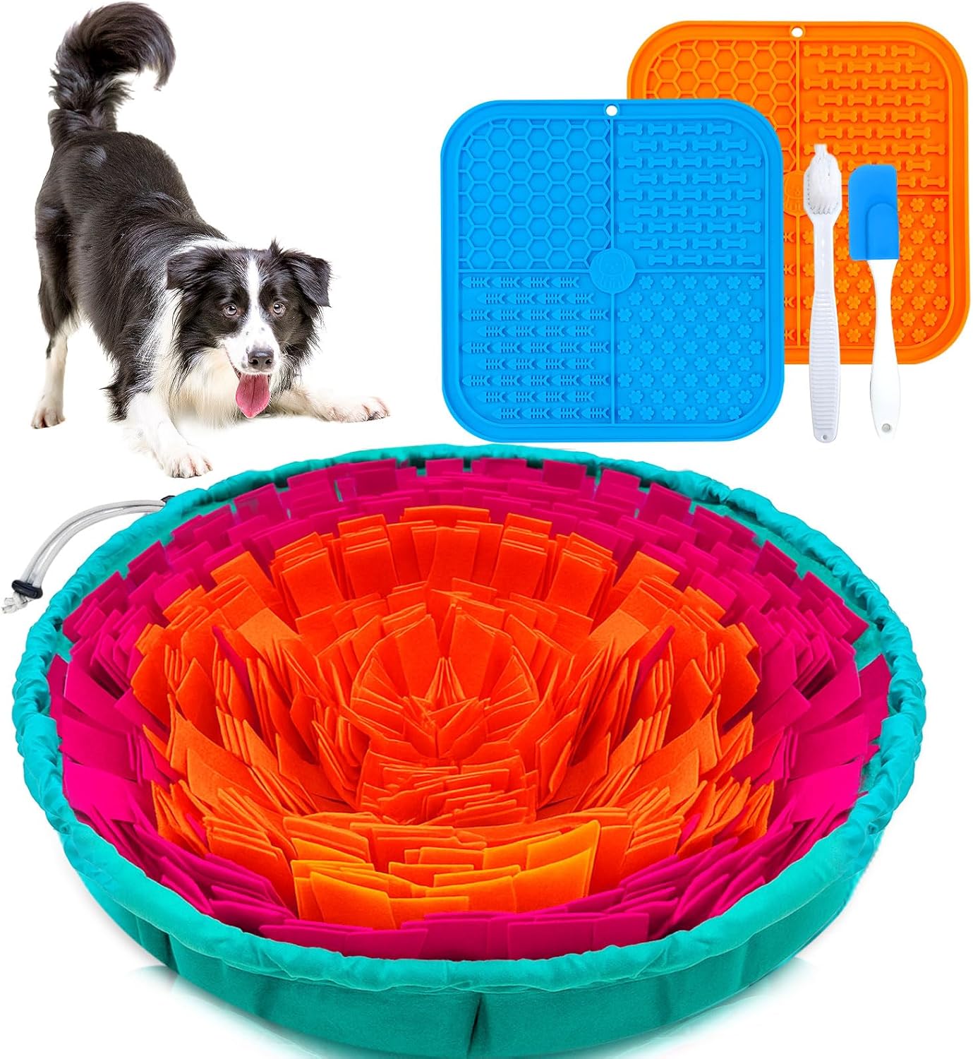 UETZLTB Dog Snuffle Mat and Lick Mat Set