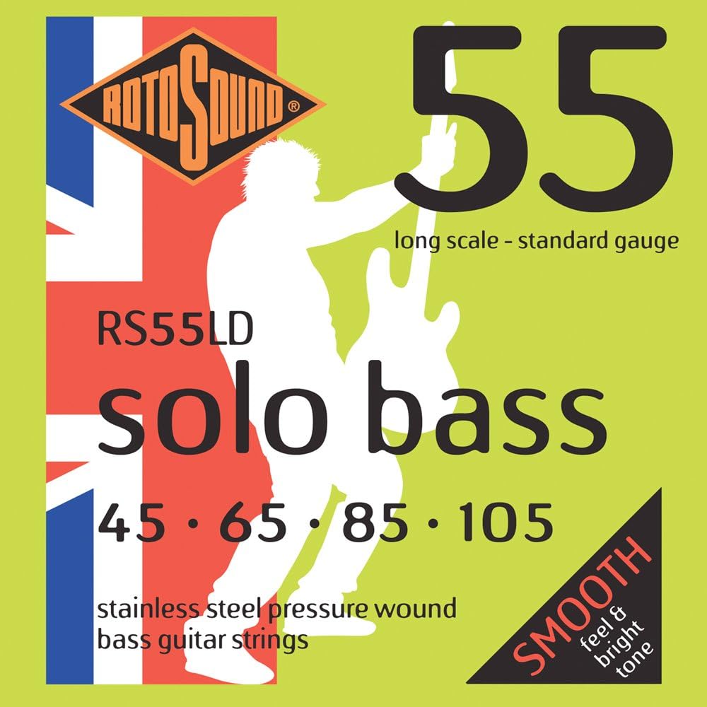 Rotosound RS55LD Linea Pressure Wound Bass Guitar Strings (45 65 85 105)