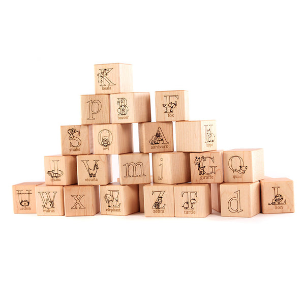 26-Piece Animal Alphabet Blocks