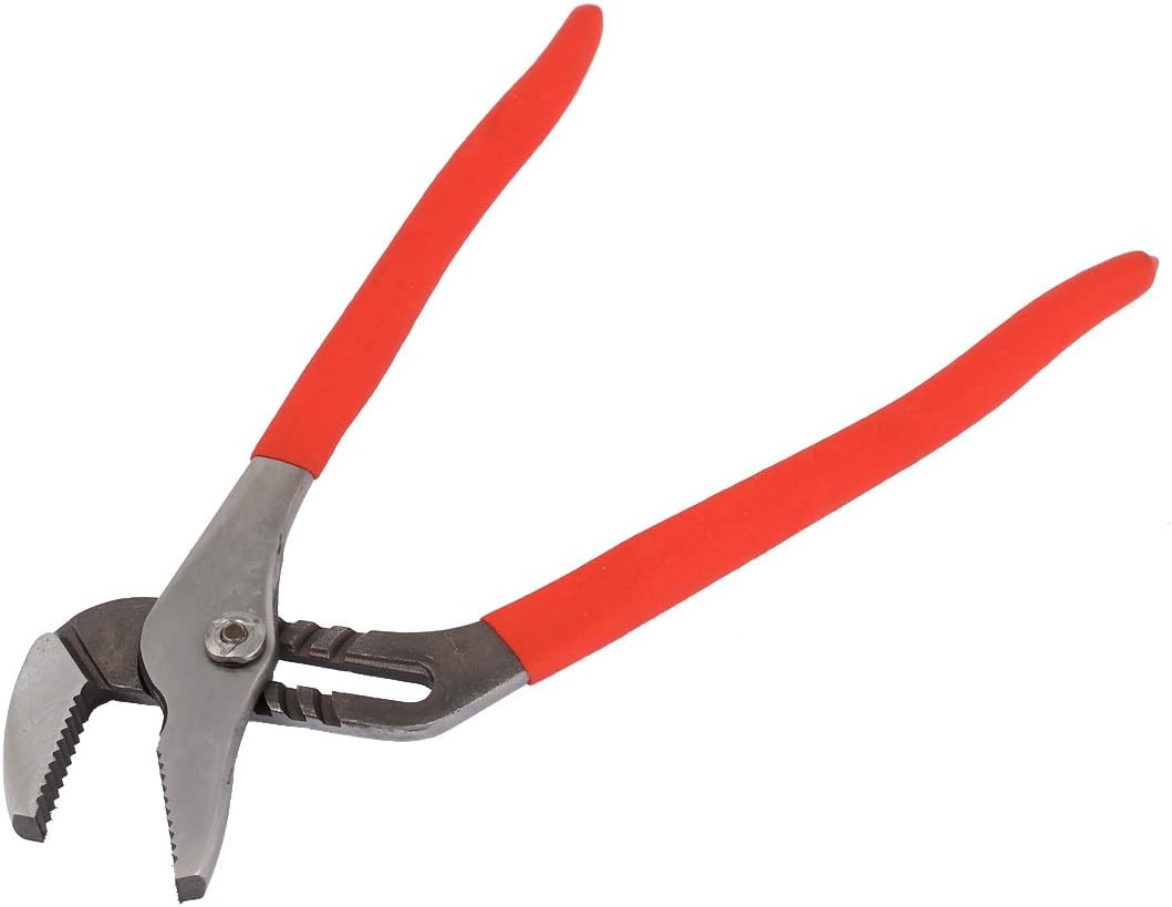 Aexit 12" Length Pliers Red Handle Hand Tool Adjustable Tongue Groove Water Tongue-and-Groove Pliers Pump Pliers