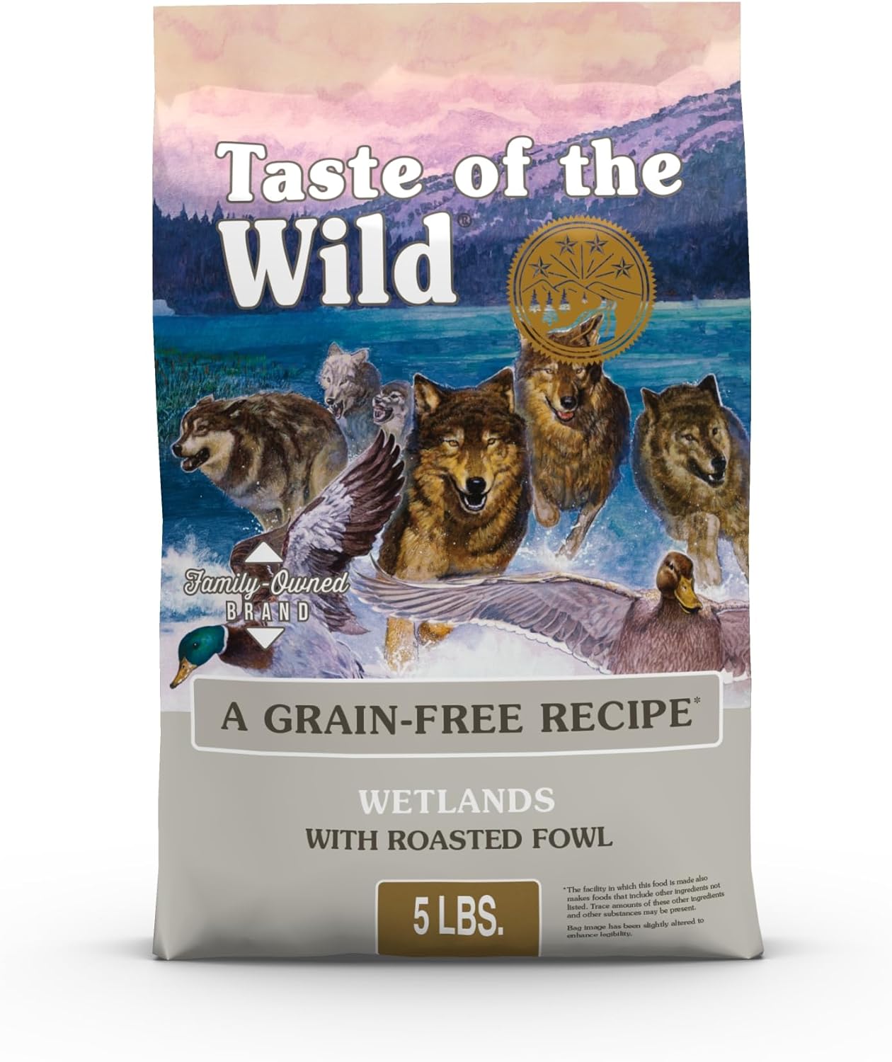 Taste of the Wild Wetlands Grain-Free Adult Dry Dog Food, 5 lb