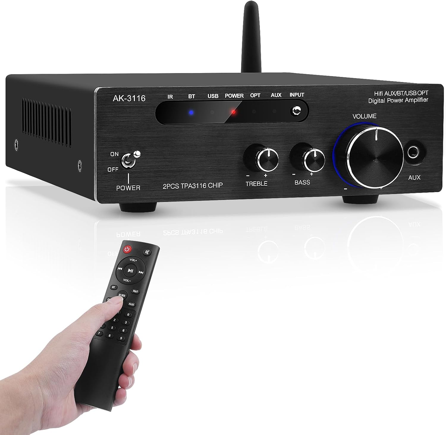 AEXCVG HiFi Stereo Audio Amplifier