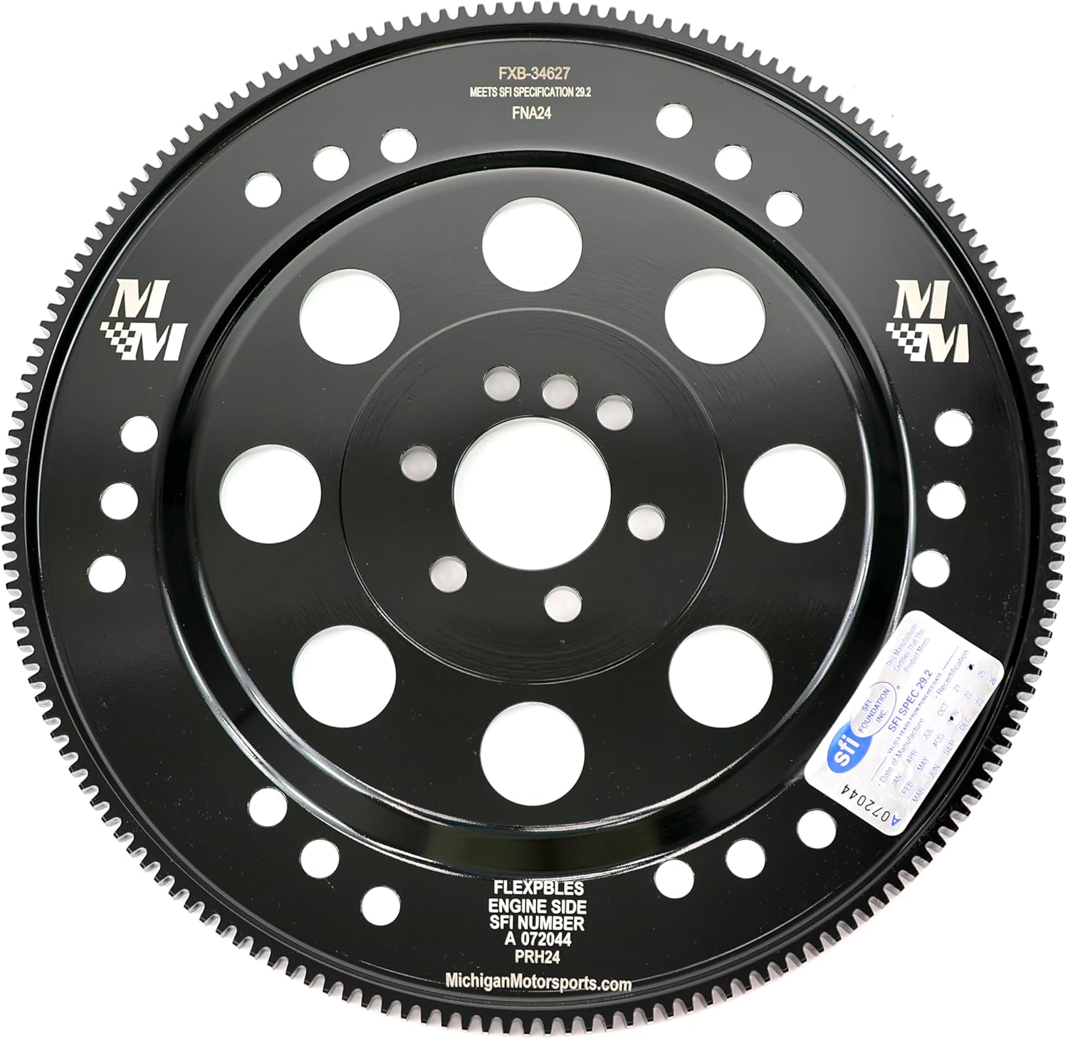 Michigan Motorsports Billet Steel LS Flexplate 6 Bolt SFI 29.2 Rated | Fits LS1 LS3 LQ4 LC9 L33 4.8L 5.3L 5.7L 6.0L 6.2L | TH350 TH400 700R4 4L60 4L80 6L80