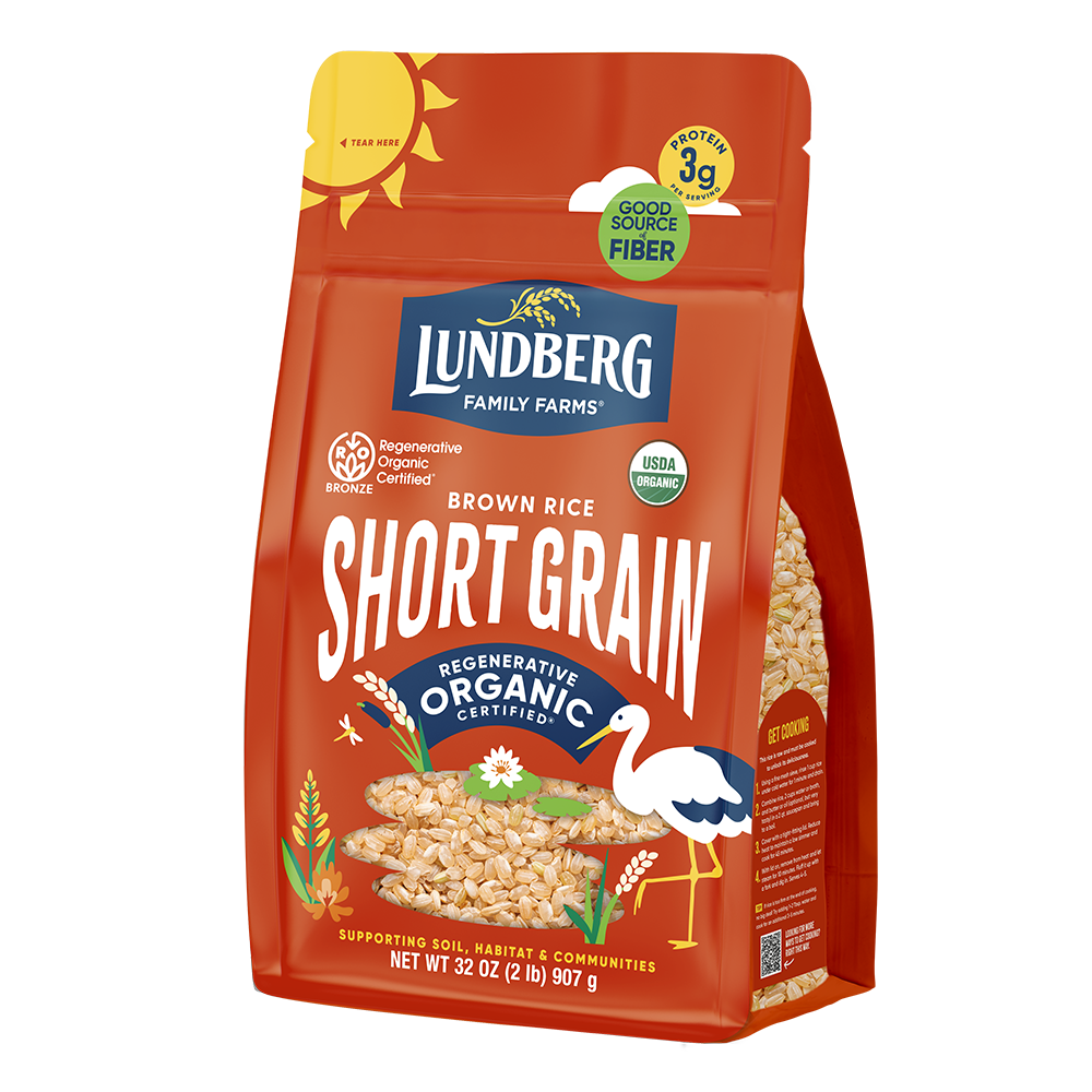 Organic Short Grain Brown Rice, 32 oz