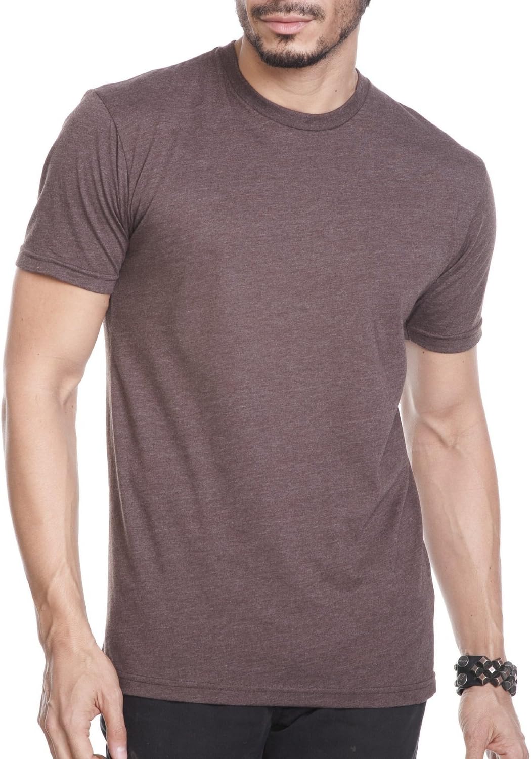 Next Level NL6210 Men's 60% Cotton/40% Polyester Crew Neck T-Shirt - Espresso