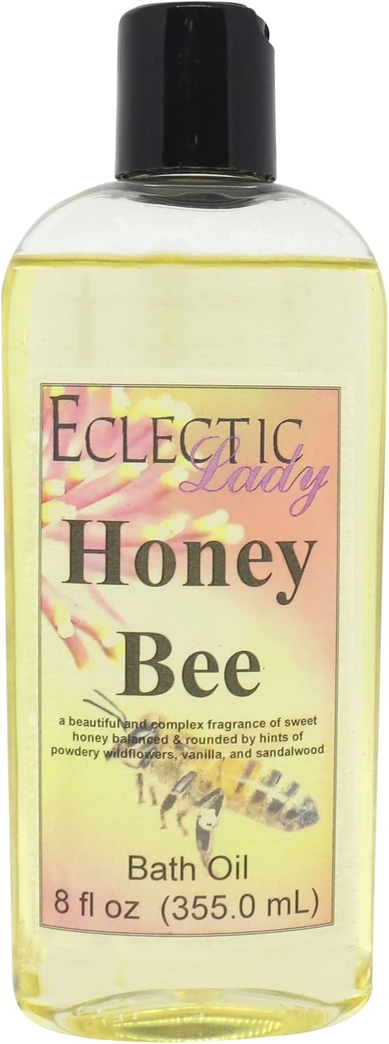 Unbranded Honey Bee Bath Oil - Scented Body Oil - Relaxing & Moisturizing