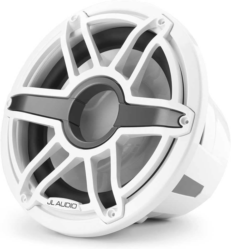 M7 12" Marine Subwoofer, Gloss White Sport Grille (M7-12IB-S-GwGw-4)