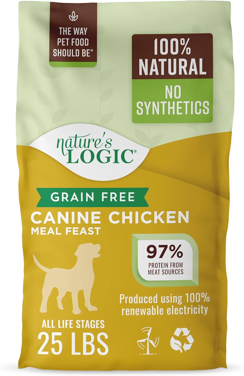 Chicken Meal Feast Grain-Free Dry Dog Food, 25 lb