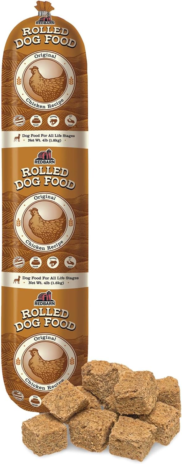 Semi-Moist Rolled Dog Food, Chicken Recipe, 4 lb