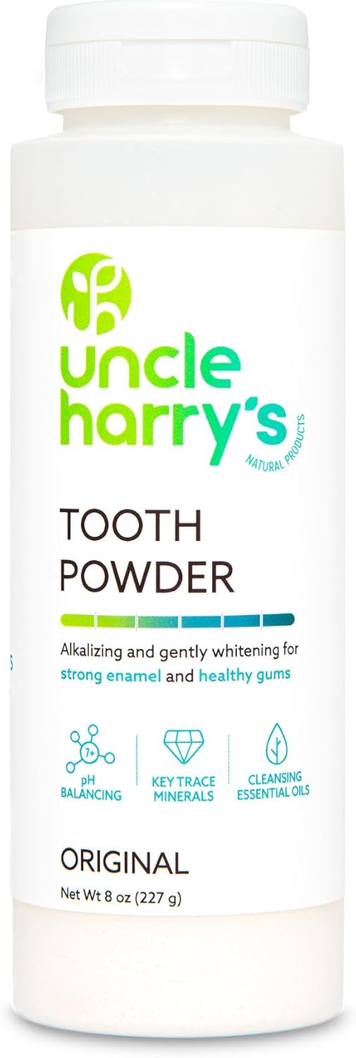 Uncle Harry's All Natural Tooth Powder (8 oz)