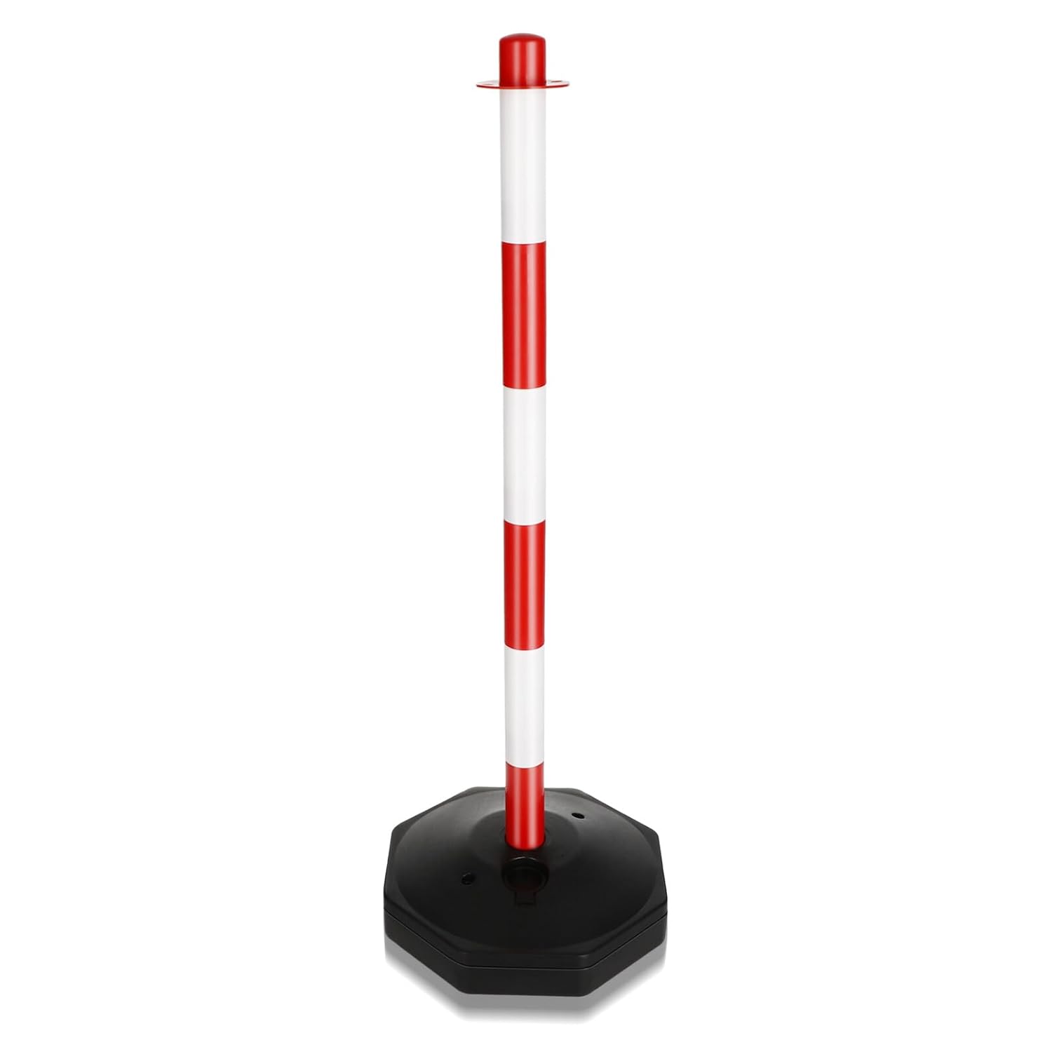 Generic Elastic Traffic Delineator Post Cones Fillable Base Safety Barrier Column Parking Lot Construction Road Warning Traffic Control