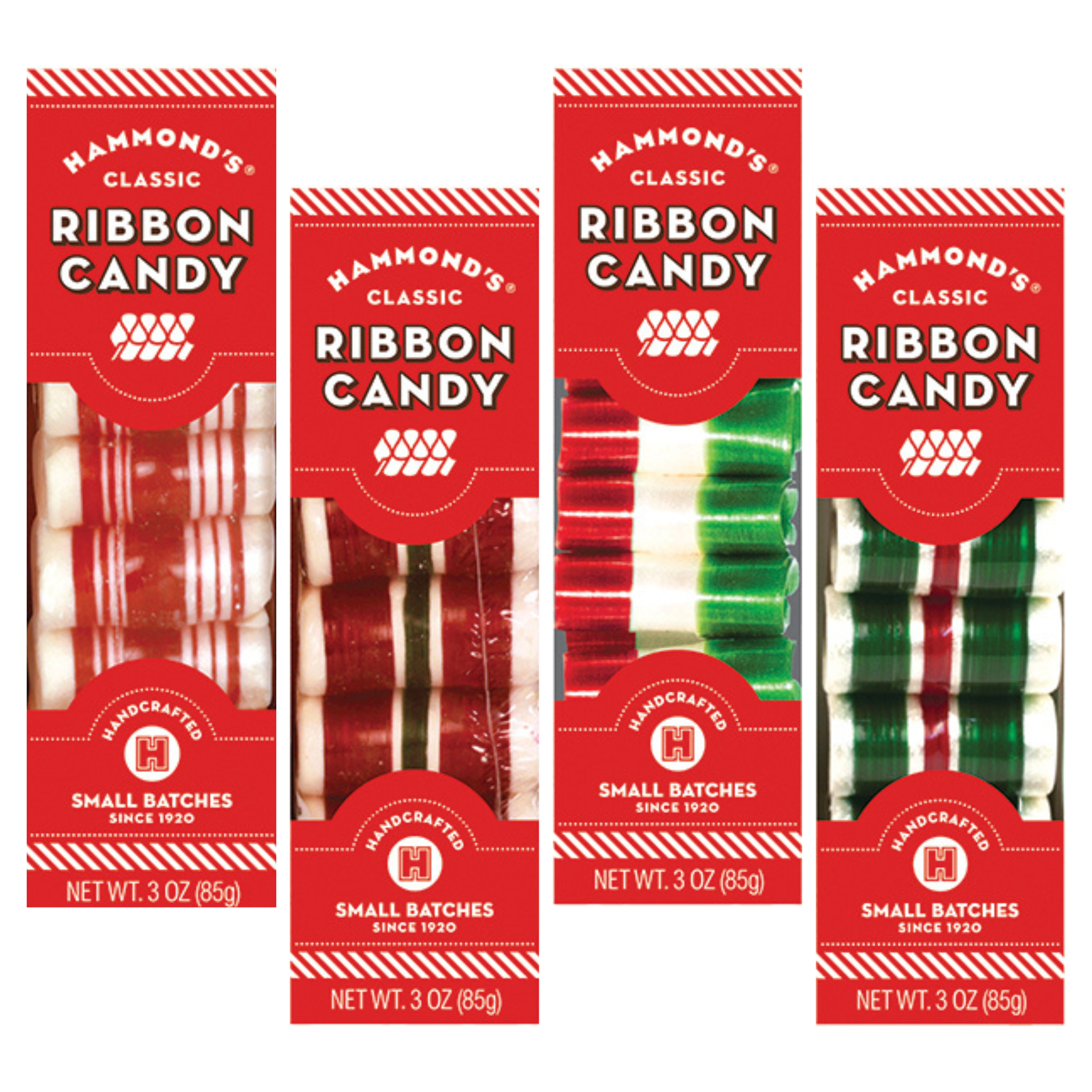 Hand Spun Ribbon Candy 5-Flavor Variety Pack
