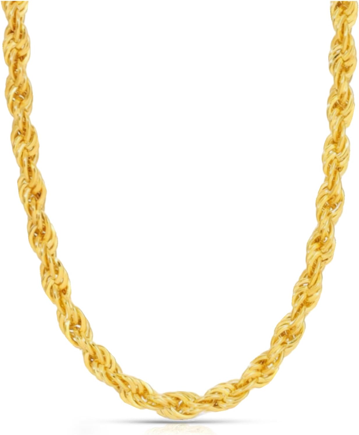 ONTHOLOGIE Gold Vermeil 9.3 mm Rope Chain Necklace for Women