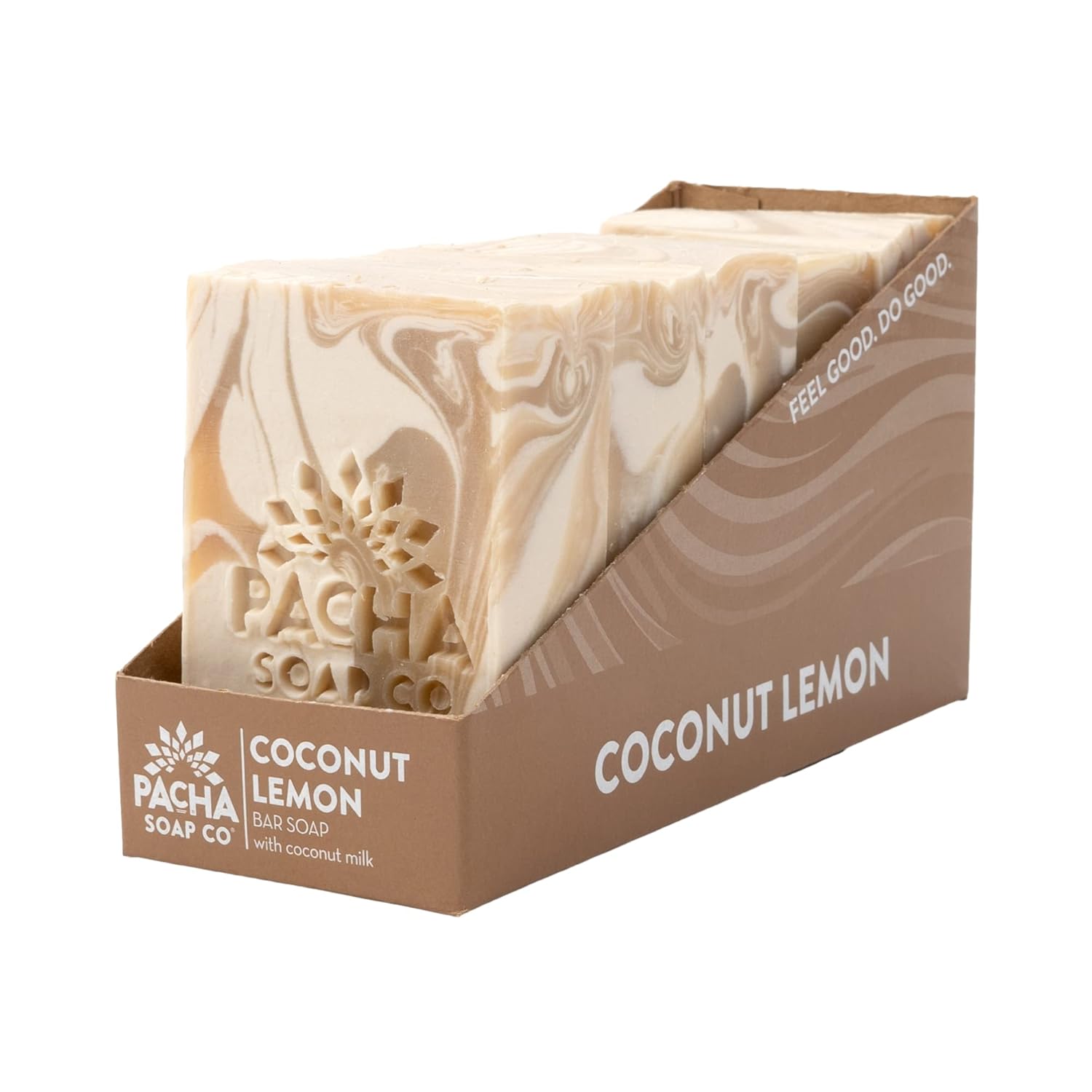 Pacha Soap Co. Coconut Lemon Bar Soap 5-Pack