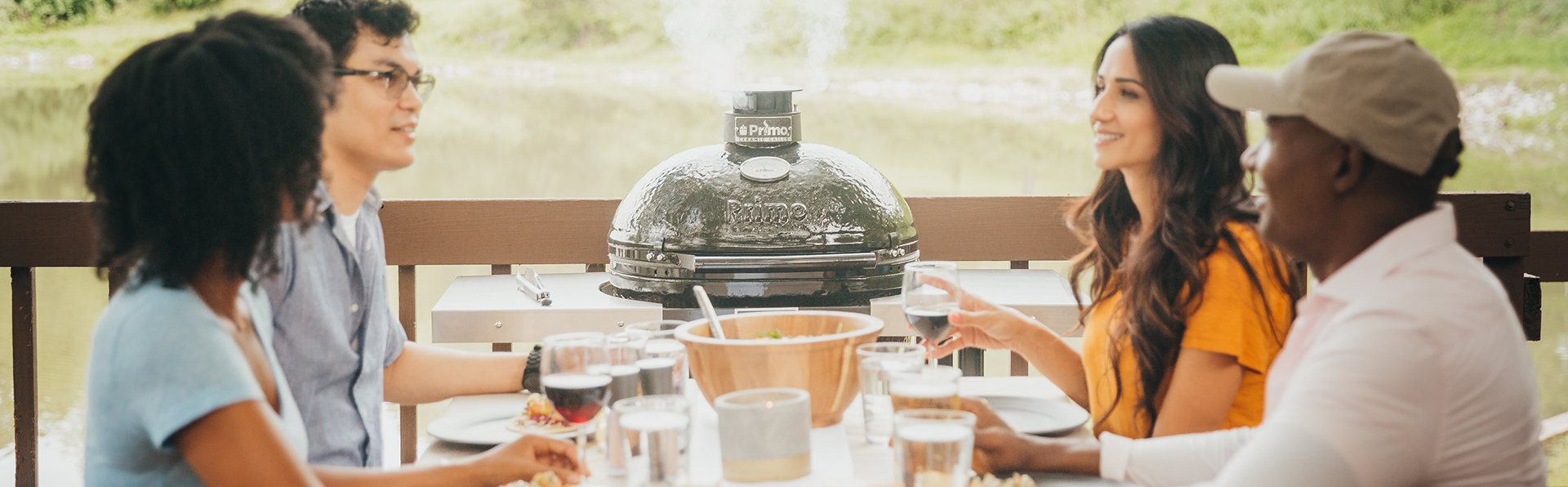 Primo Round 280 Ceramic Kamado Grill